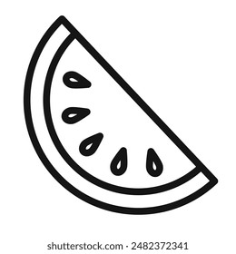 Watermelon Icon Collection Fresh Fruit Illustrations for Summer, Nutrition, and Culinary Use