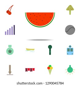 watermelon icon. color web icons universal set for web and mobile