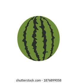 Watermelon icon design template vector isolated illustration
