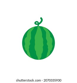 Watermelon icon design template vector isolated illustration