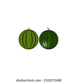 watermelon icon design vector templates