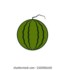 plantillas vectoriales de diseño de iconos de sandía