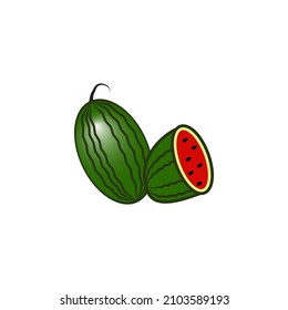 watermelon icon design vector templates