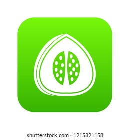 Watermelon icon digital green for any design isolated on white vector illustration