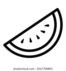 Watermelon Icon Element For Design
