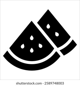Watermelon Icon Element For Design