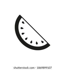 icono de sandía elemento de fruta icono para concepto móvil y aplicaciones web. Icono de sandía de línea delgada se puede usar para web y móvil. Icono premium sobre fondo blanco