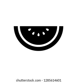 watermelon icon, fruit, food icon vector
