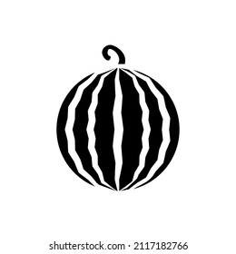watermelon icon glyph of style design vector template
