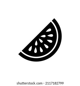 watermelon icon glyph of style design vector template