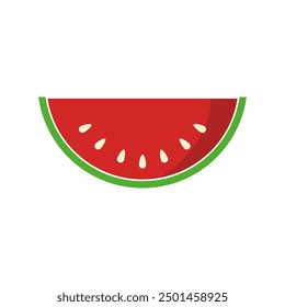 Icono de sandía ilustrado sobre fondo