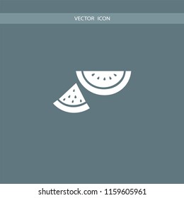 watermelon icon illustration vector 
