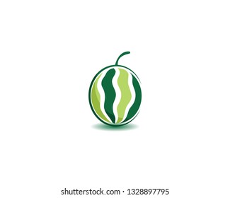 Watermelon icon Ilustration vector template