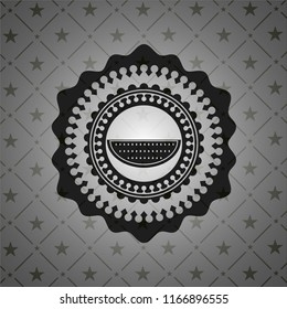 watermelon icon inside dark badge