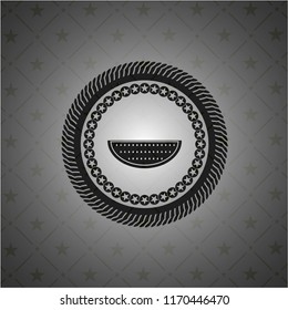 watermelon icon inside dark badge