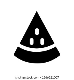 Watermelon icon isolated on white background. Vector illustration.