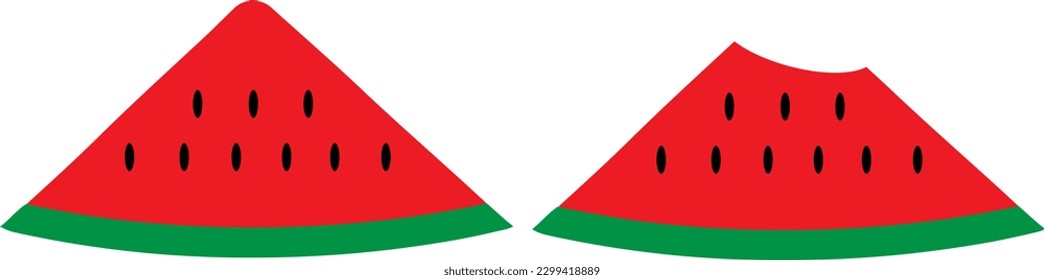 watermelon icon isolated on white background