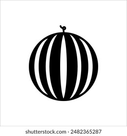 Watermelon icon. Linear style sign for mobile concept and web design. watermelon symbol illustration.