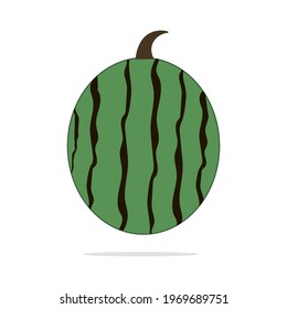 Watermelon icon, logo berry, fruit - stock vector