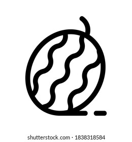 Watermelon icon or logo isolated sign symbol vector illustration - high quality black style vector icons
