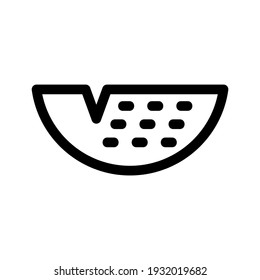 watermelon icon or logo isolated sign symbol vector illustration - high quality black style vector icons
