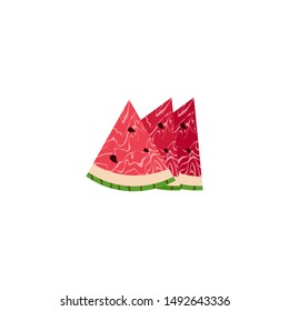 Watermelon icon, with a modern design