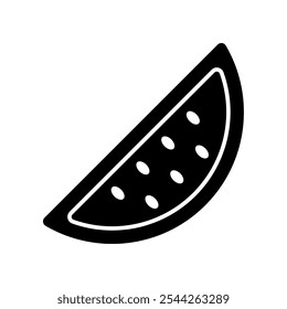 watermelon icon, modern vector isolated on white background.