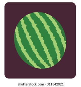 Watermelon icon on dark background
