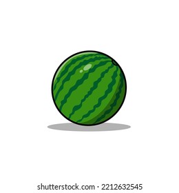 watermelon icon on white background. Perfect use for web, pattern, design, icon, ui, ux, etc.