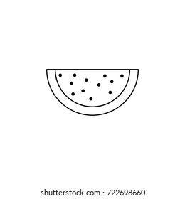 watermelon Icon on white background