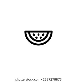 Watermelon icon. outline icon For Web and mobile apps