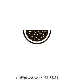 watermelon icon. watermelon sign