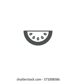 watermelon icon. sign design