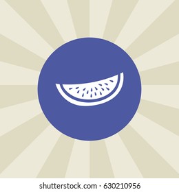 watermelon icon. sign design. background