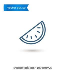 watermelon. watermelon icon. sign design. Vector EPS 10.