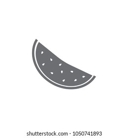 watermelon icon. Simple element illustration. watermelon symbol design template. Can be used for web and mobile on white background