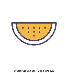 Watermelon icon. Summer icon design. vector graphic