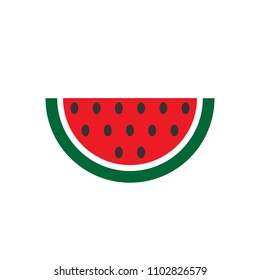 watermelon icon. watermelon icon in trendy flat style isolated on white background.