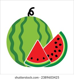 watermelon icon vector design template