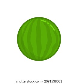 watermelon icon vector graphic flat illustration with outline. fit for nutrition and healthy design