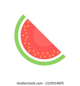 Watermelon icon. Vector illustration.
