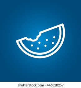 Watermelon icon vector illustration
