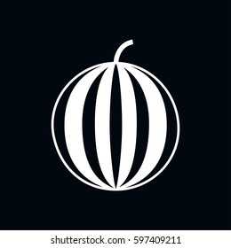 watermelon icon vector illustration