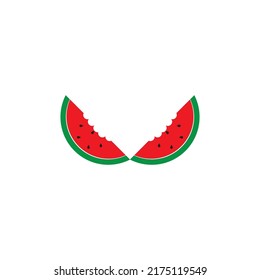 watermelon icon. vector illustration design template.