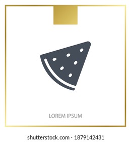 watermelon icon. Vector illustration EPS 10.