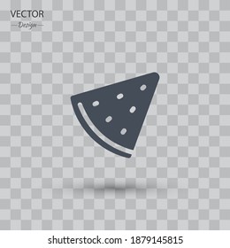 watermelon icon. Vector illustration EPS 10.