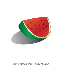 Wassermelone-Symbol, Vektorgrafik-Logo-Design