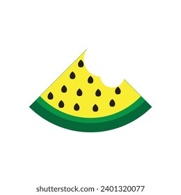 watermelon icon vector ilustration logo design