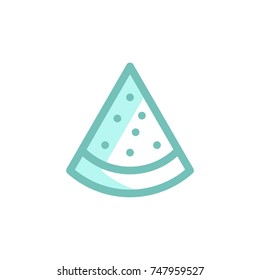 watermelon icon vector. watermelon icon modern style design