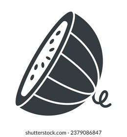 Símbolo y símbolo del icono de la sandía en el diseño de moda para el diseño y la impresión.